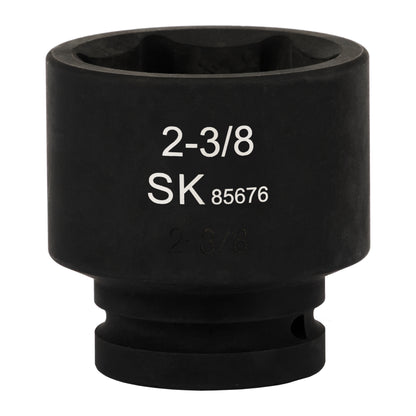 SK85676 - 1" Drive, 6 Point, Shallow SAE Impact Socket, 2-3/8"