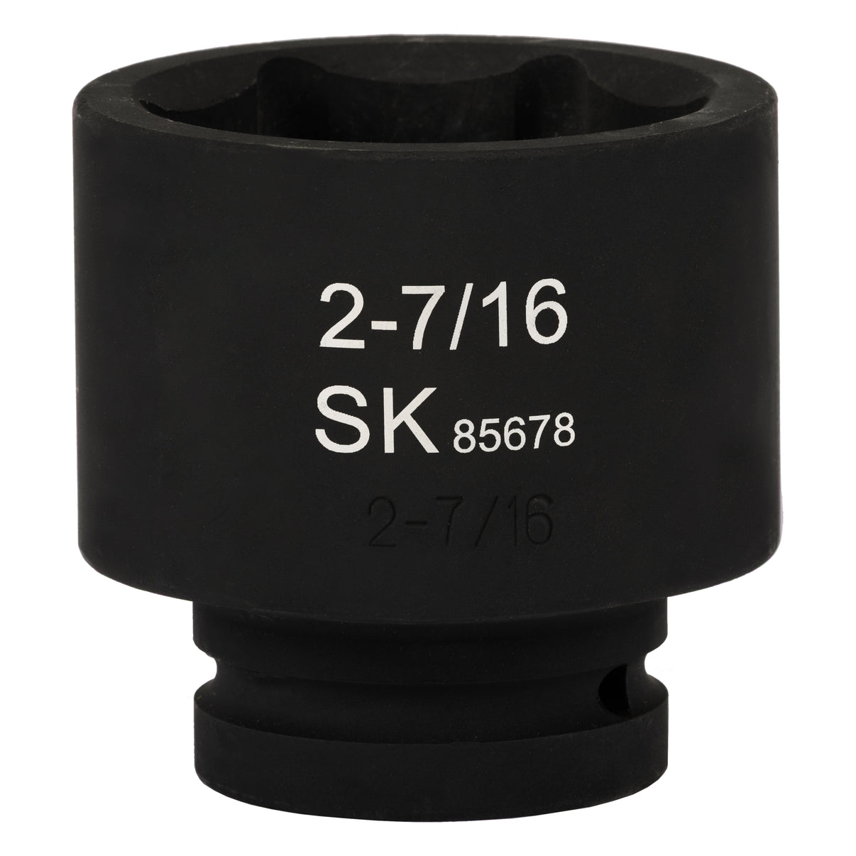 SK85678 - 1" Drive, 6 Point, Shallow SAE Impact Socket, 2-7/16"