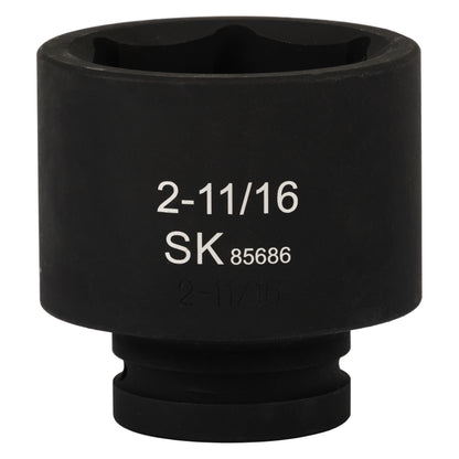 SK85686 - 1" Drive, 6 Point, Shallow SAE Impact Socket, 2-11/16"