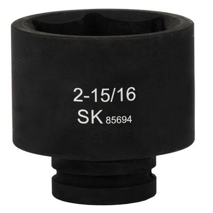 SK85694 - 1" Drive, 6 Point, Shallow SAE Impact Socket, 2-15/16"