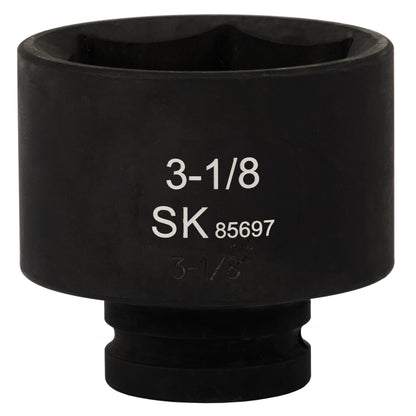 SK85697 - 1" Drive, 6 Point, Shallow SAE Impact Socket, 3-1/8"
