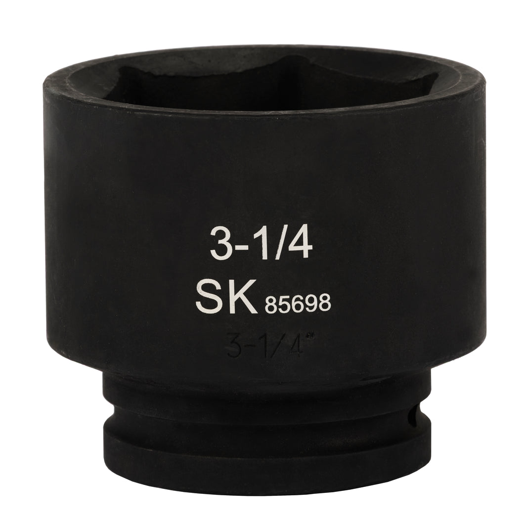 SK85698 - 1" Drive, 6 Point, Shallow SAE Impact Socket, 3-1/4"