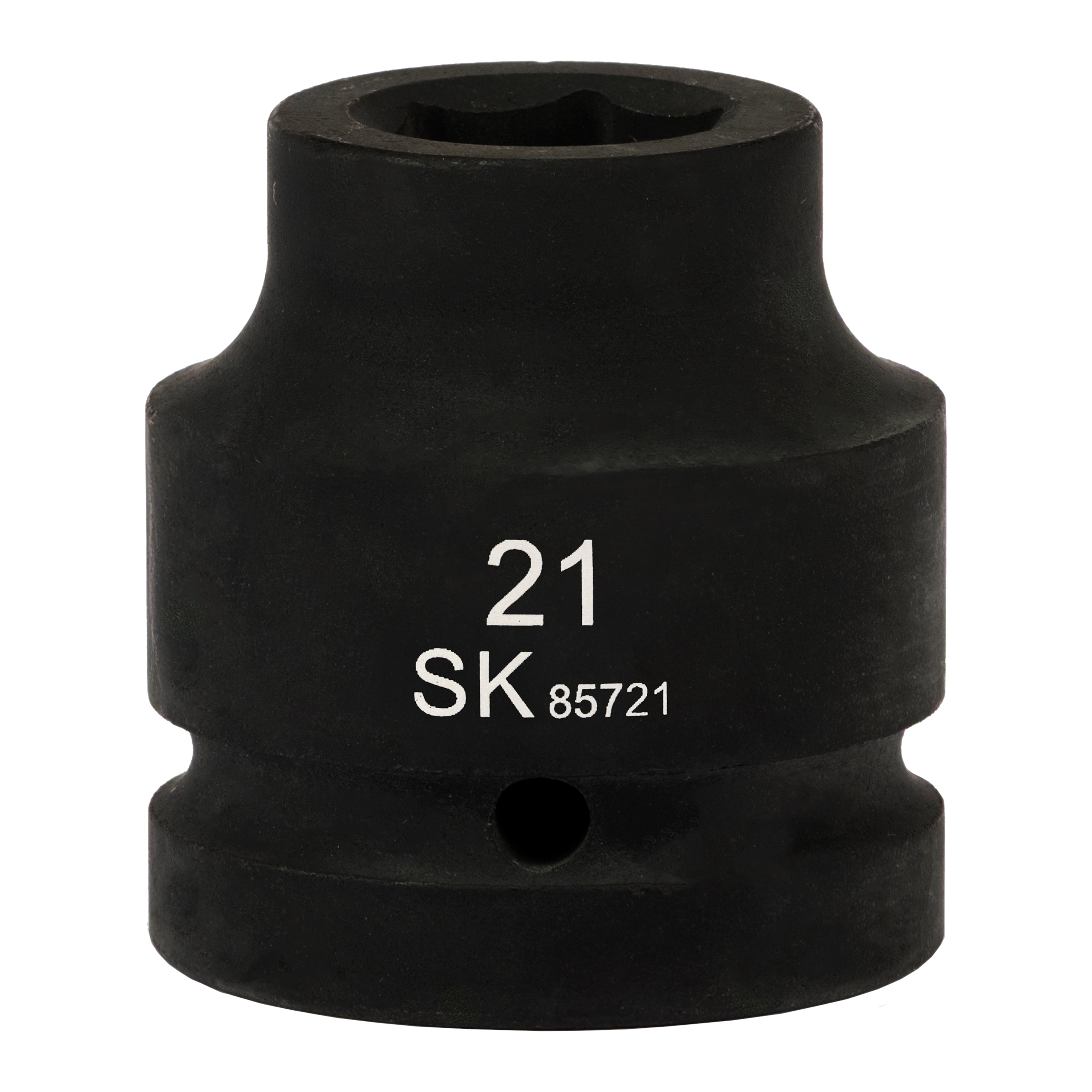 SK85721 - 1" Drive, 6 Point, Shallow Metric Impact Socket, 21mm