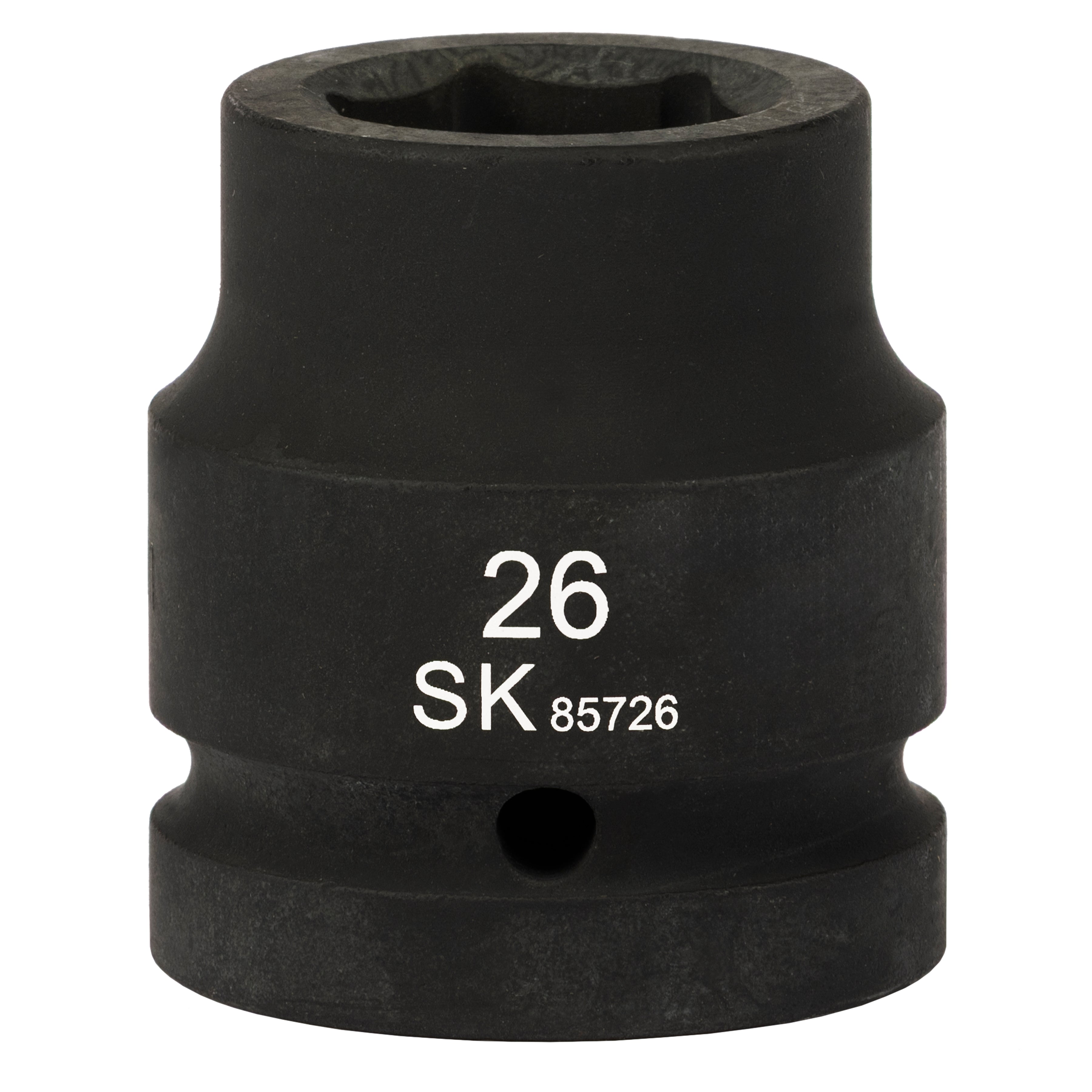 SK85726 - 1" Drive, 6 Point, Shallow Metric Impact Socket, 26mm