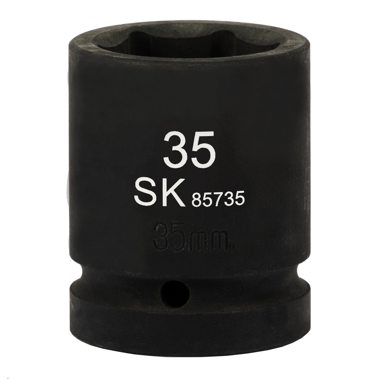 SK85735 - 1" Drive, 6 Point, Shallow Metric Impact Socket, 35mm