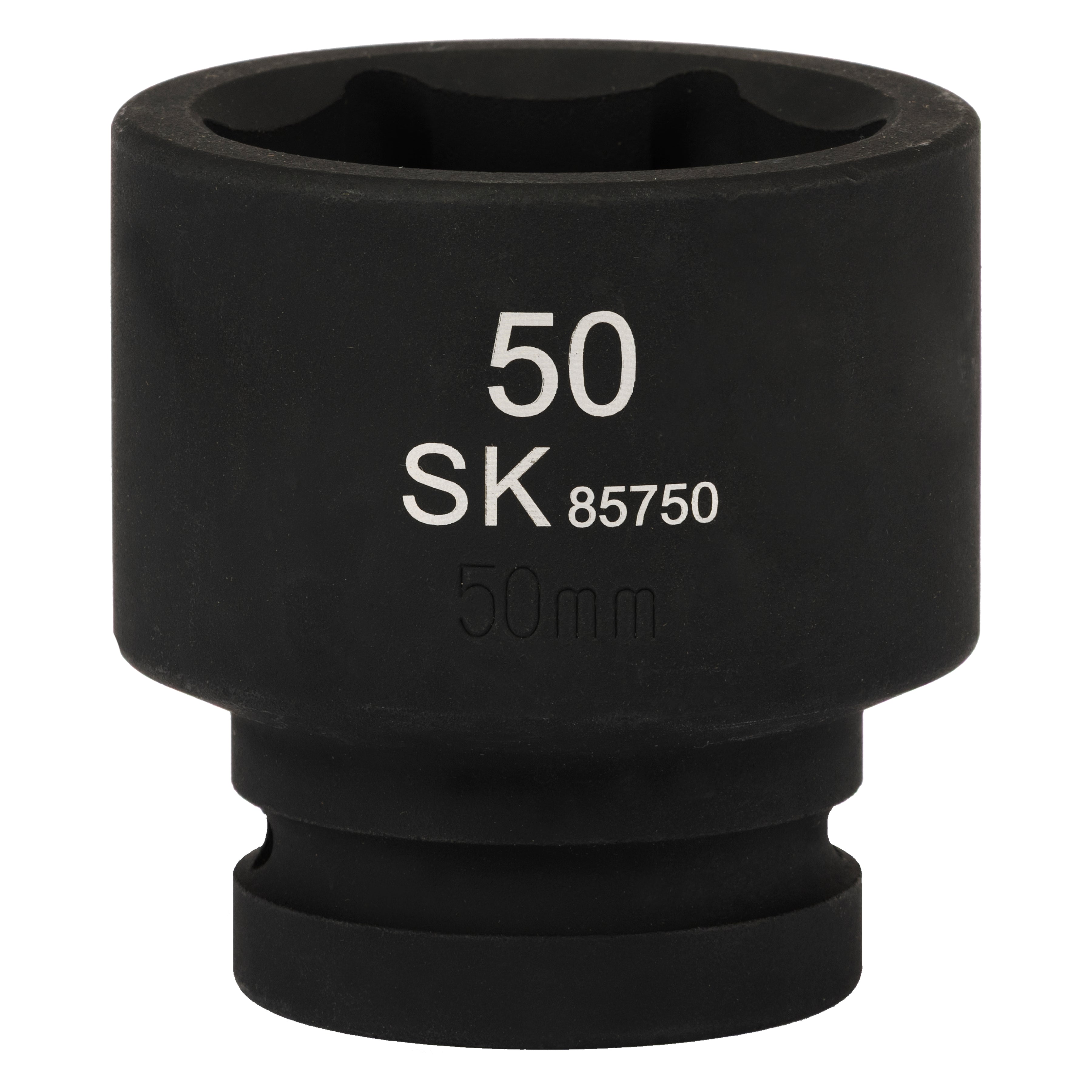 SK85750 - 1" Drive, 6 Point, Shallow Metric Impact Socket, 50mm