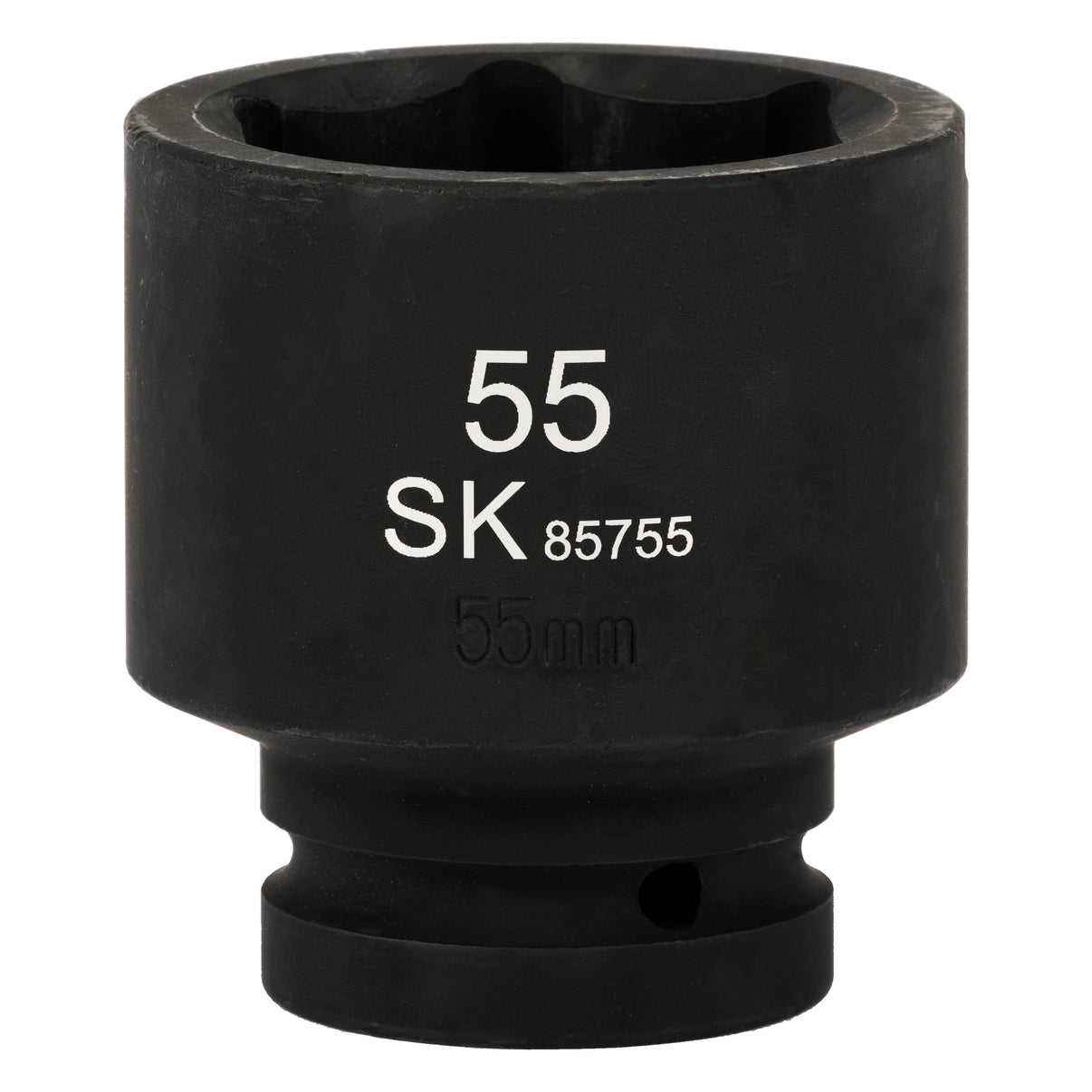 SK85755 - 1" Drive, 6 Point, Shallow Metric Impact Socket, 55mm