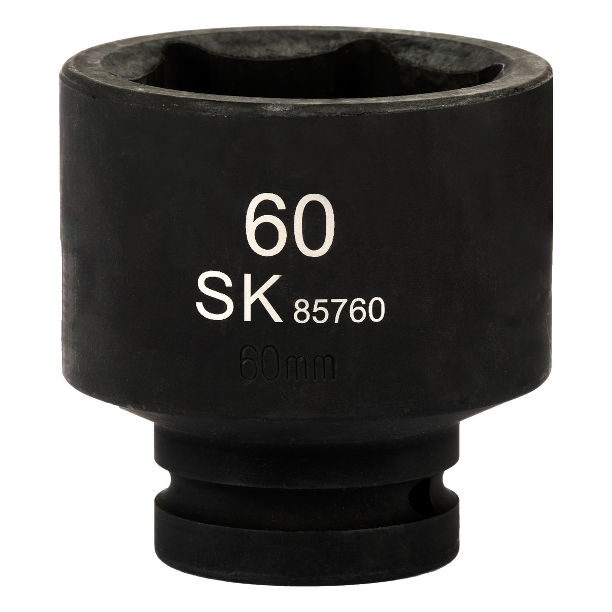 SK85760 - 1" Drive, 6 Point, Shallow Metric Impact Socket, 60mm
