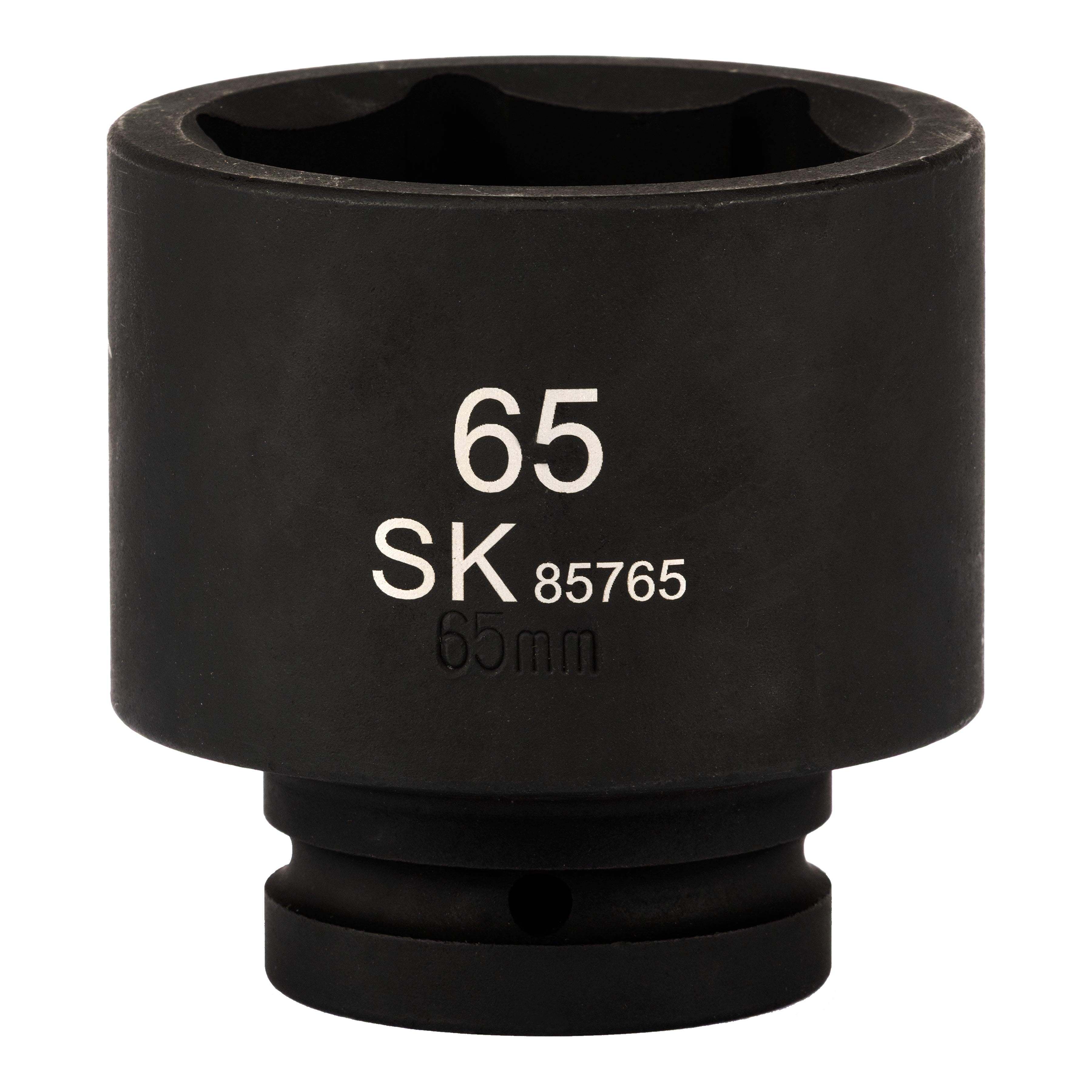 SK85765 - 1" Drive, 6 Point, Shallow Metric Impact Socket, 65mm