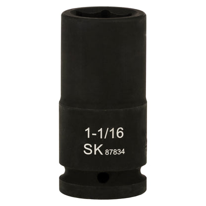SK87834 - 3/4" Drive, 6 Point, Deep SAE Impact Socket, 1-1/16"