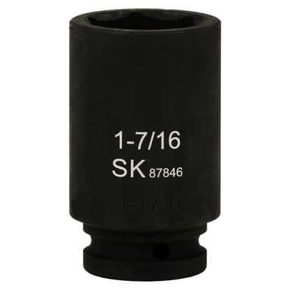 SK87846 - 3/4" Drive, 6 Point, Deep SAE Impact Socket, 1-7/16"