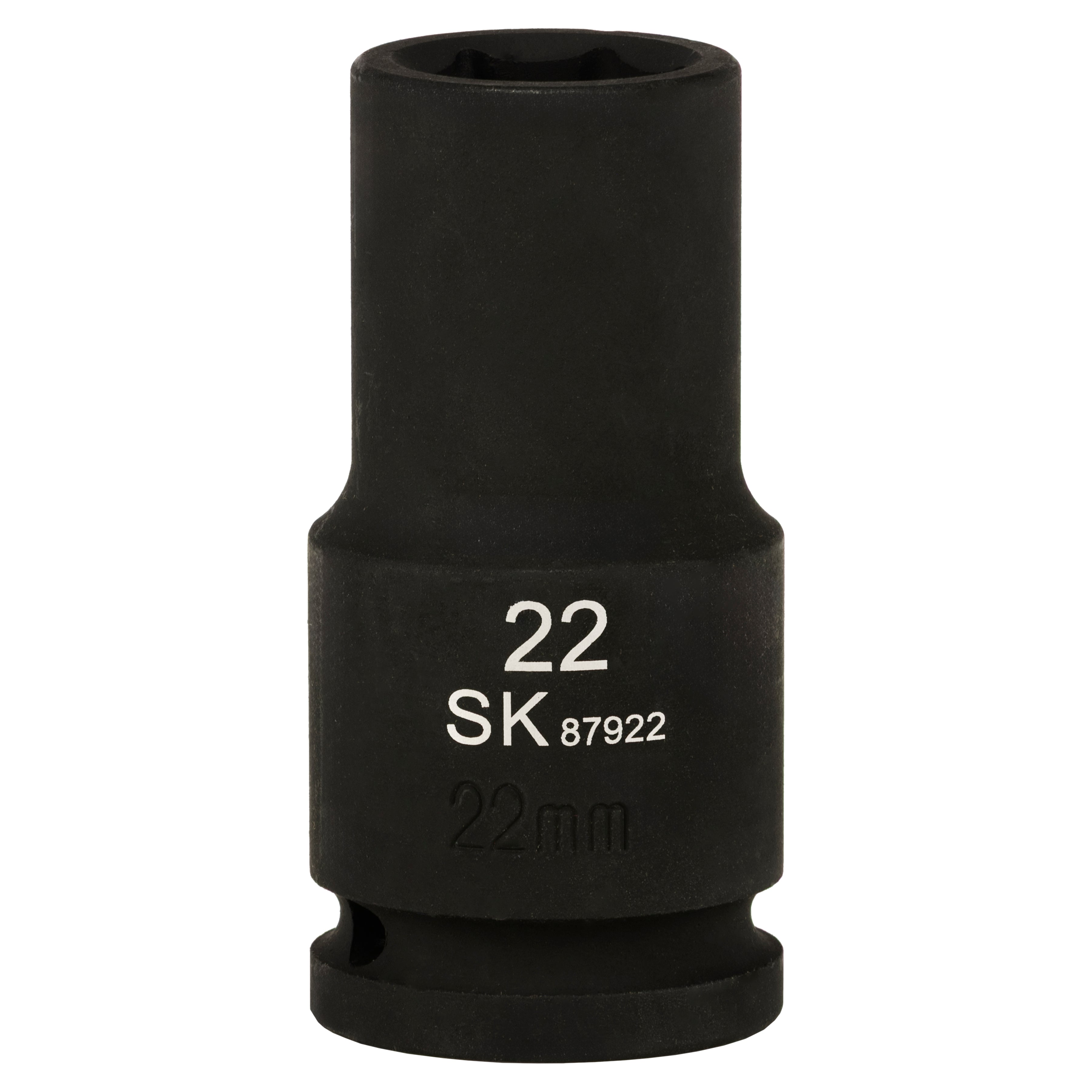 SK87922 - 3/4" Drive, 6 Point, Deep Metric Impact Socket, 22mm