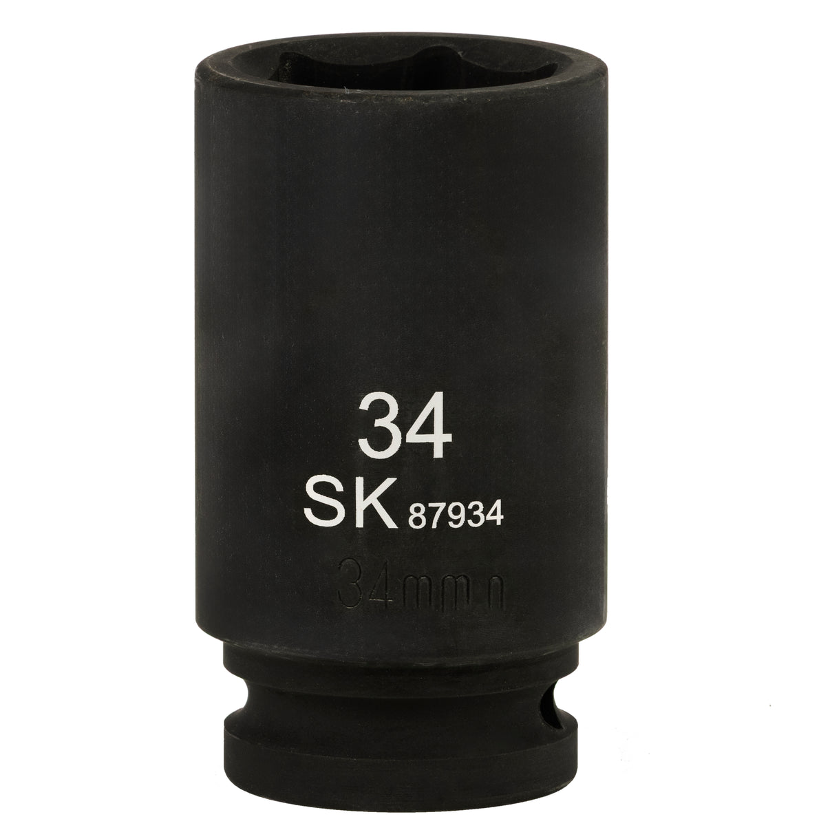 SK87934 - 3/4" Drive, 6 Point, Deep Metric Impact Socket, 34mm