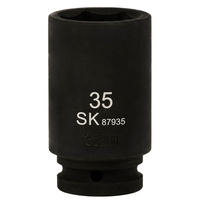 SK87935 - 3/4" Drive, 6 Point, Deep Metric Impact Socket, 35mm
