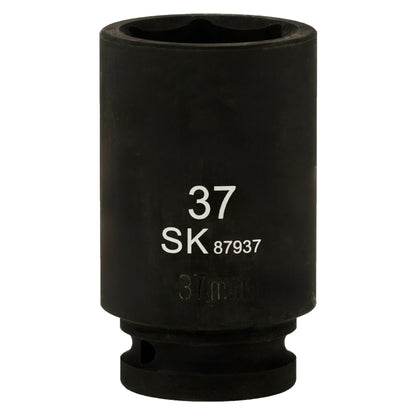 SK87937 - 3/4" Drive, 6 Point, Deep Metric Impact Socket, 37mm