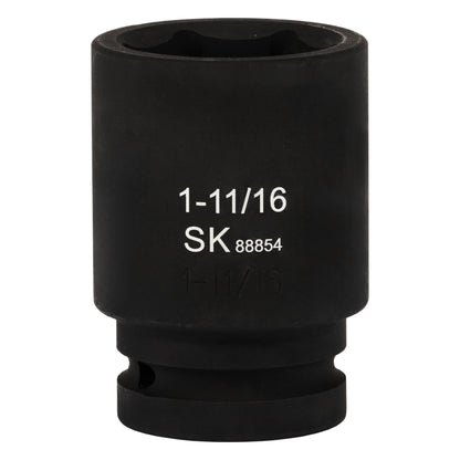 SK88854 - 1" Drive, 6 Point, Deep SAE Impact Socket, 1-11/16"