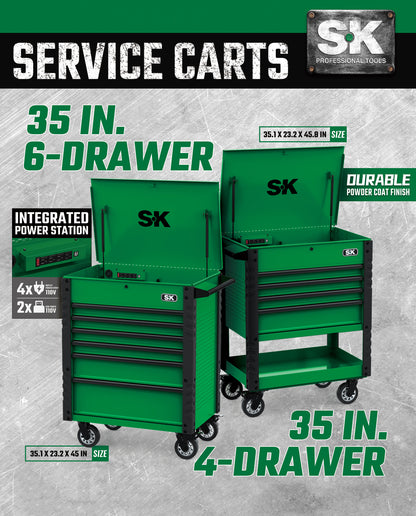 SK03201 - 35 in. 6-Drawer Work Station - Free Shipping! View 2