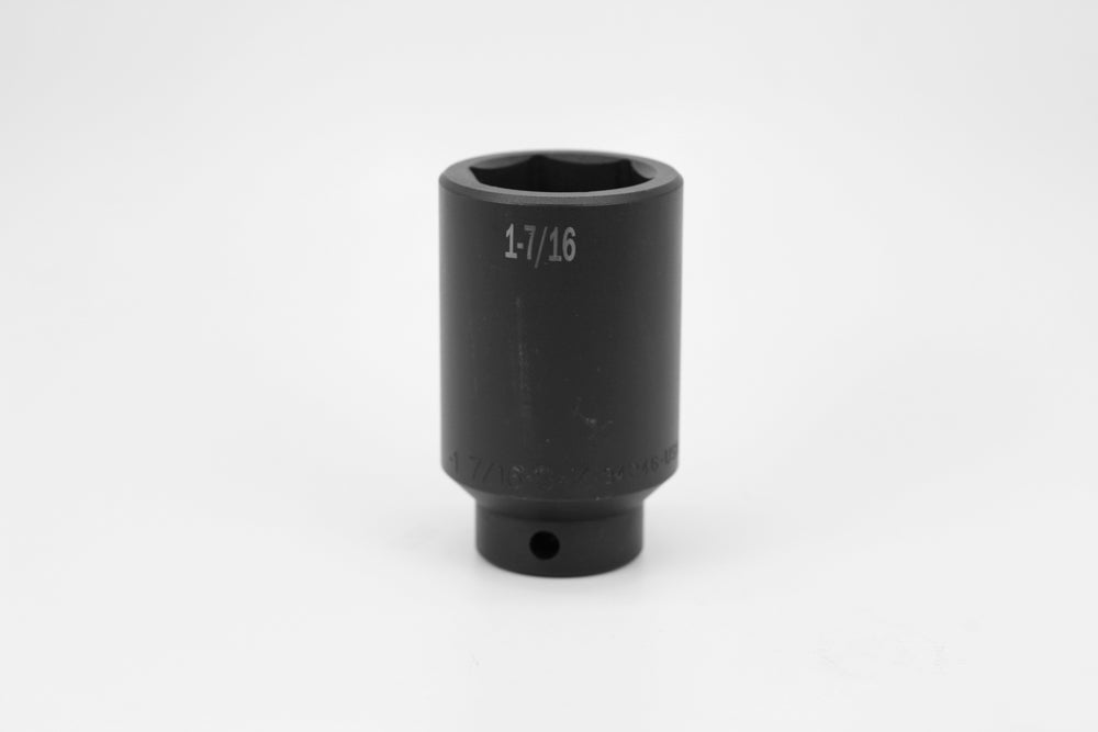 1-1/2" 1/2" Drive 6 Point Deep Fractional Impact Socket