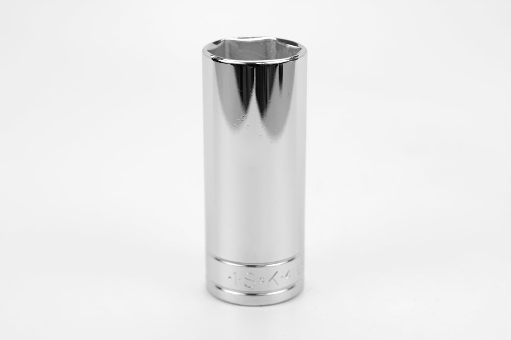 1" 1/2" Drive 6 Point Fractional Deep Chrome Socket