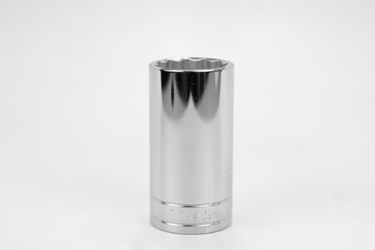 1-1/4" 1/2" Drive 12 Point Fractional Deep Chrome Socket