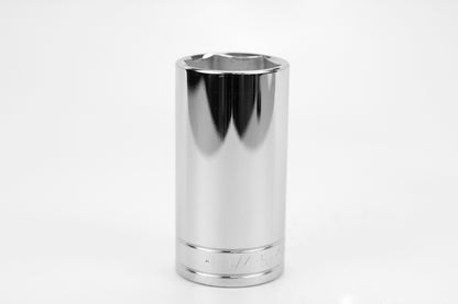 1-1/4" 1/2" Drive 6 Point Fractional Deep Chrome Socket