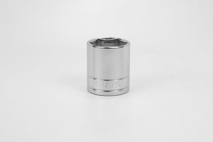 1-1/8" 1/2" Drive 6 Point Fractional Standard Chrome Socket