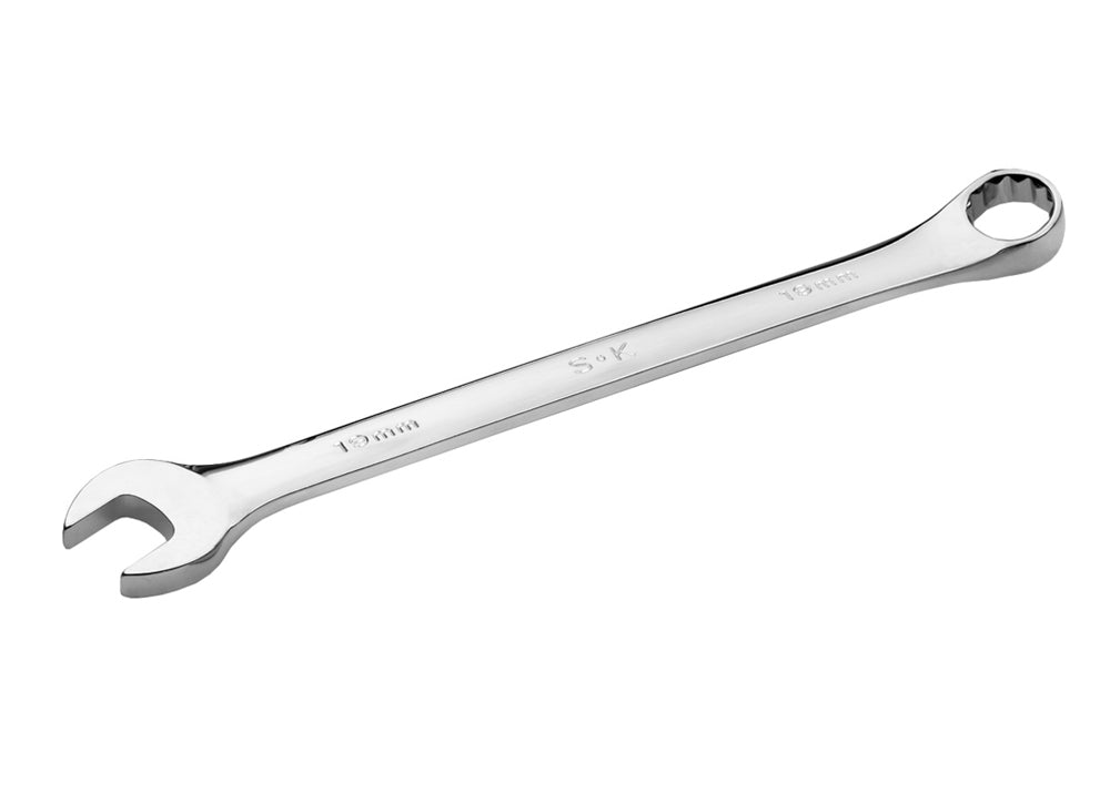 5/16" 6 Point Fractional Long Combination Chrome Wrench
