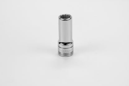10 mm 3/8" Drive 12 Point Metric Deep Chrome Socket