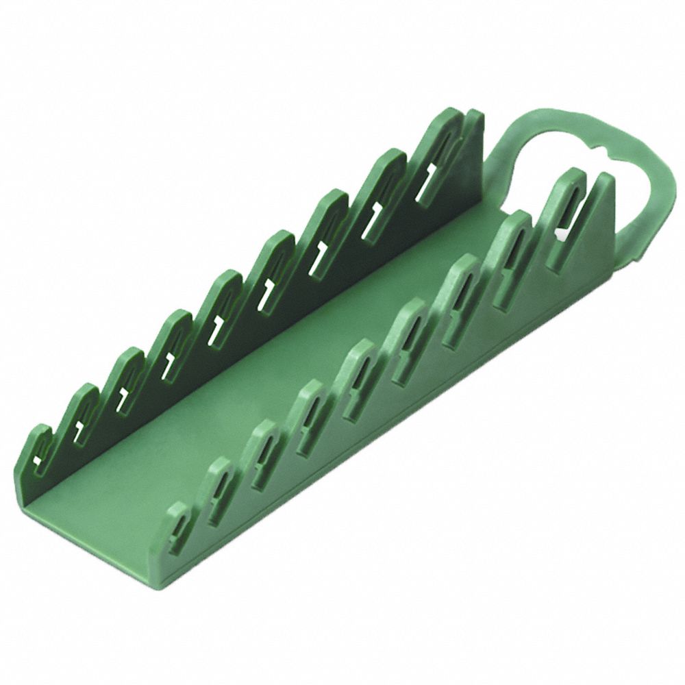 SK1071 - 1071 SK Tools Green Plastic Wrench Rack for 9 Tools