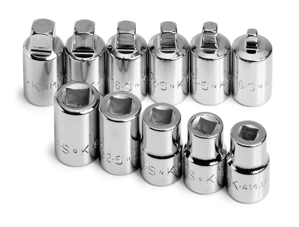 11 Piece 3/8" Drive Pipe Plug Socket Set