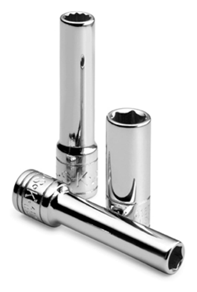 12 mm 1/2" Drive 12 Point Metric Deep Chrome Socket