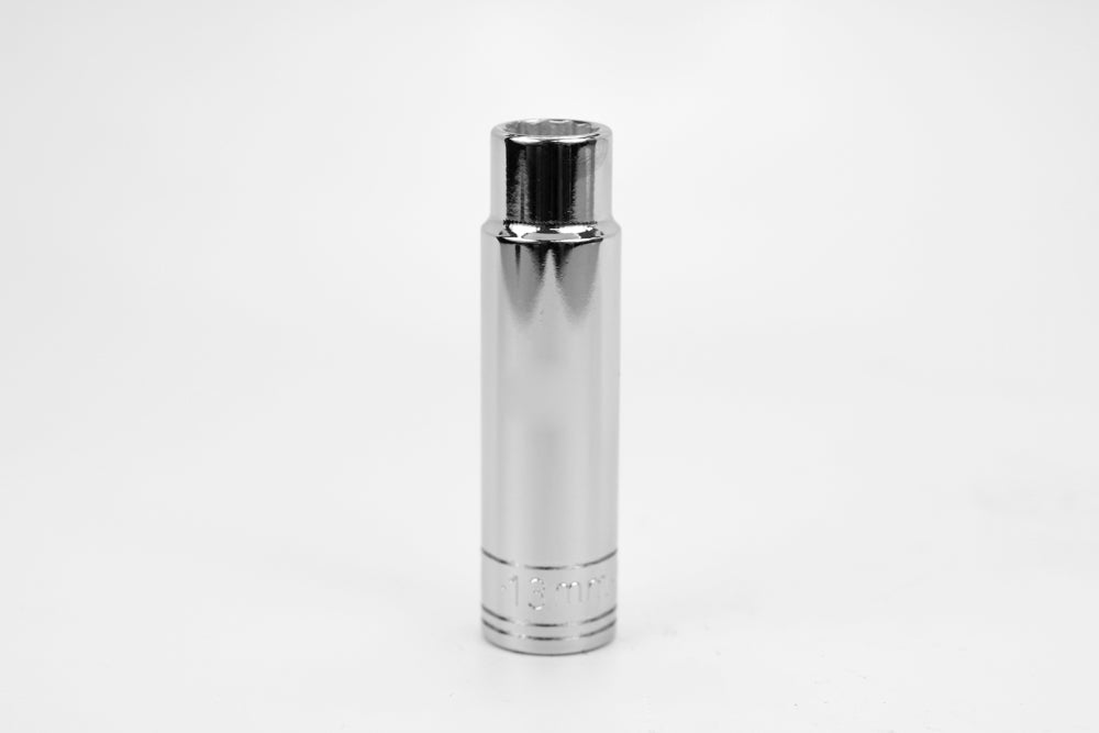 13 mm 1/2" Drive 12 Point Metric Deep Chrome Socket