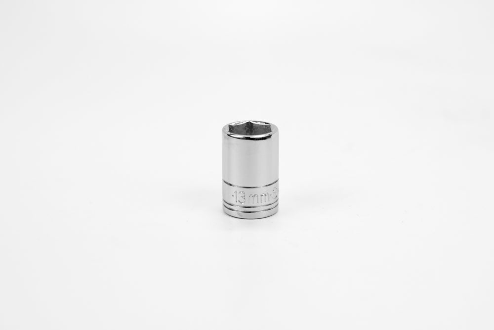 13 mm 3/8" Drive Metric Standard Chrome Socket