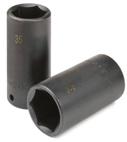 15 mm 1/2" Drive 6 Point Deep Metric Impact Socket