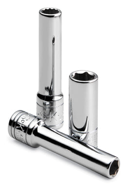 15 mm 3/8" Drive 12 Point Metric Deep Chrome Socket