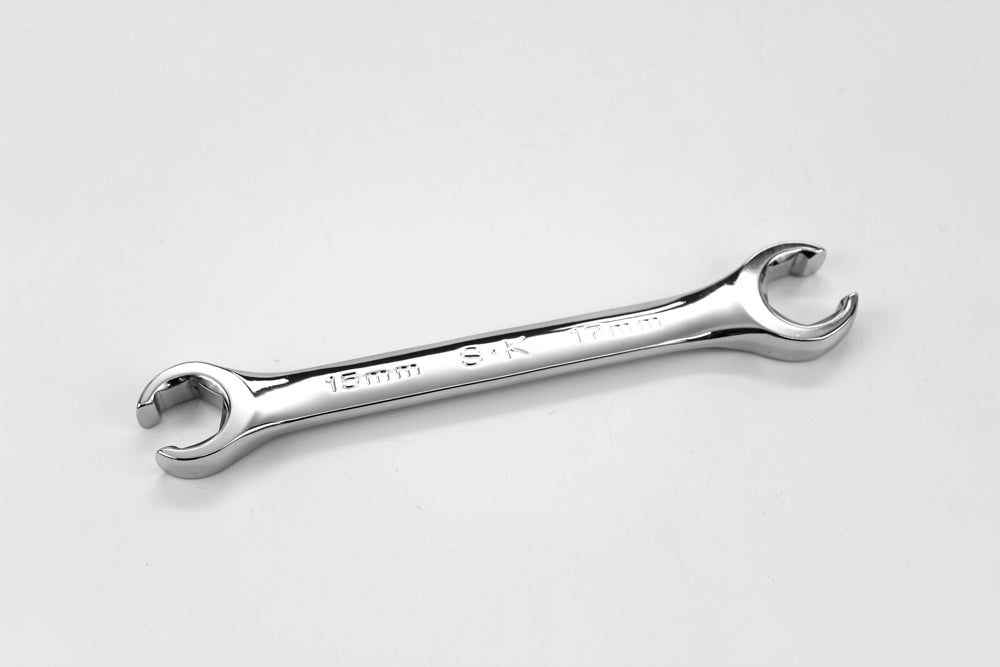 15 mm x 17 mm Regular Metric Flare Nut Chrome Wrench
