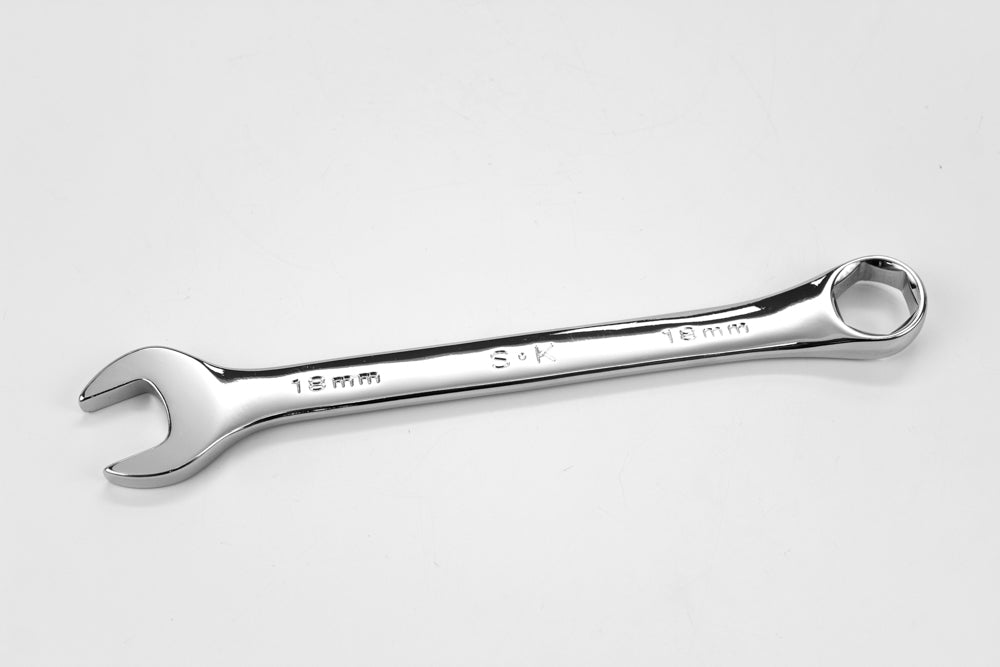 18 mm 6 Point Metric Regular Combination Chrome Wrench
