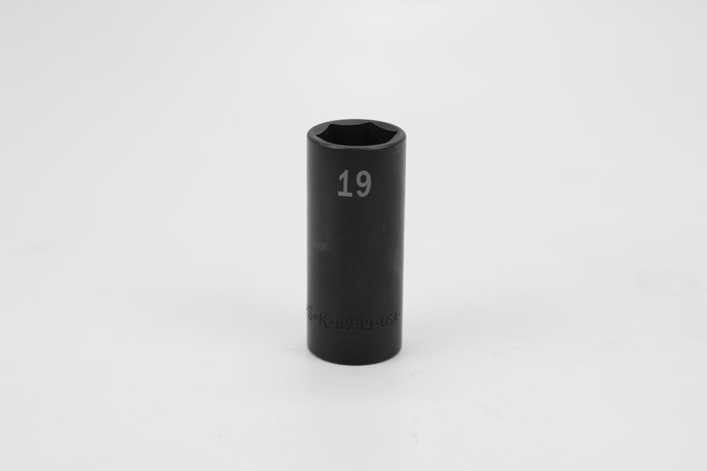 19 mm 3/8" Drive 6 Point Deep Metric Impact Socket