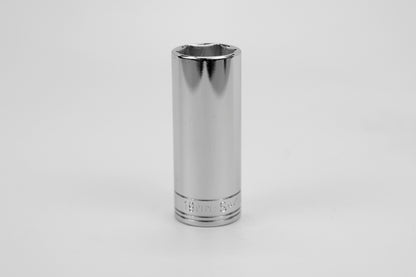 19 mm 3/8" Drive 6 Point Metric Extra Deep Chrome Socket