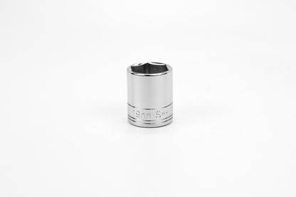 19 mm 3/8" Drive Metric Standard Chrome Socket