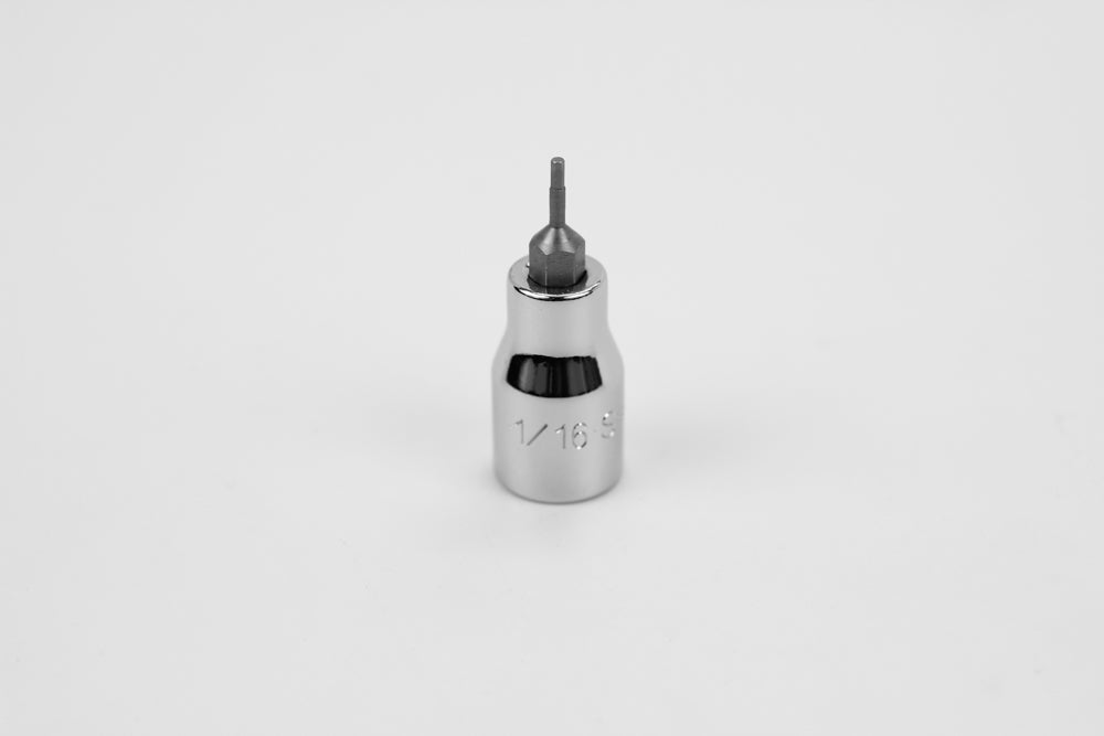 1/16"  3/8" Drive Hex Chrome Bit Socket