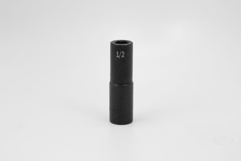 1/2" 1/2" Drive 6 Point Deep Fractional Impact Socket