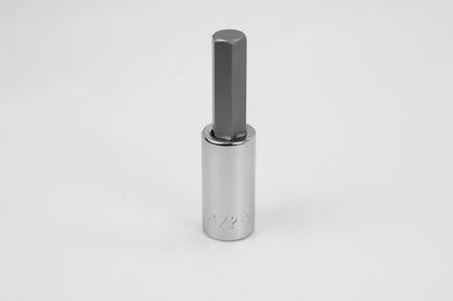 1/2" 1/2" Drive Hex Chrome Bit Socket