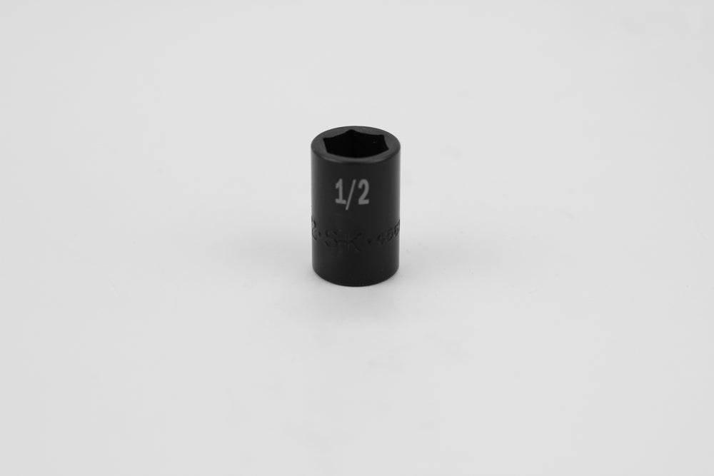 1/2" 3/8" Drive 6 Point Standard Fractional Impact Socket