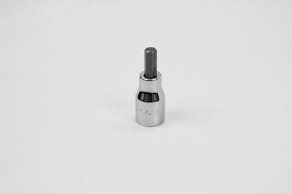 1/4" 3/8" Drive Hex Chrome Bit Socket