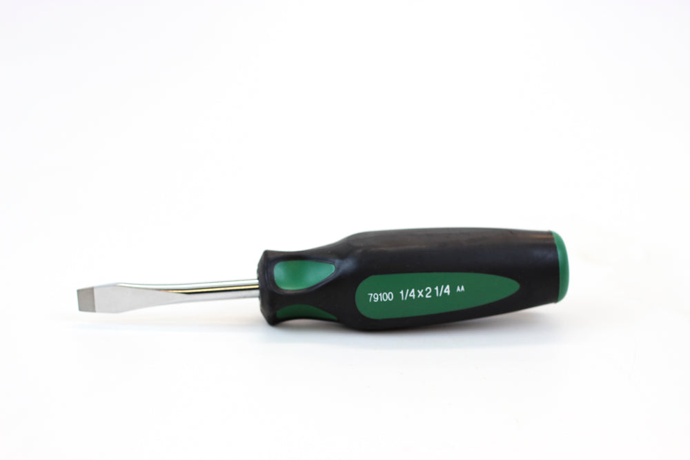 1/4" x 2-1/4" Keystone CushionGrip Slotted Screwdriver