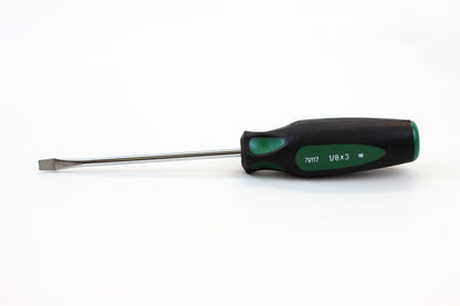 1/8" x 3" Keystone CushionGrip Slotted Screwdriver