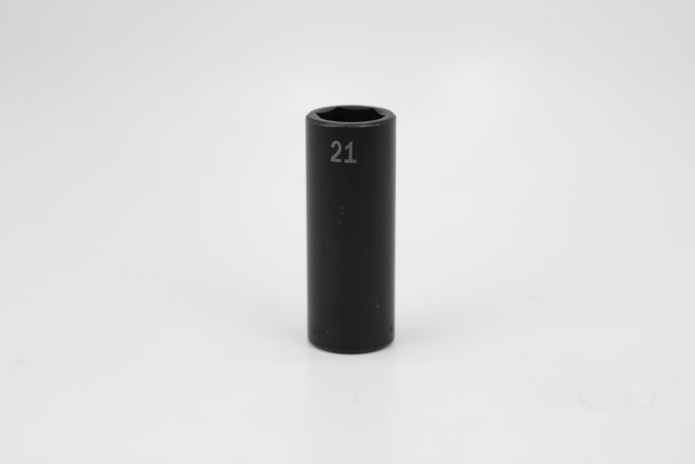 21 mm 1/2" Drive 6 Point Deep Metric Impact Socket