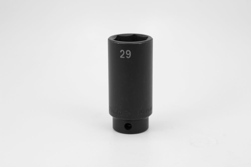 29 mm 1/2" Drive 6 Point Deep Metric Impact Socket