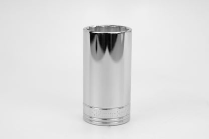 32 mm 1/2" Drive 12 Point Metric Deep Chrome Socket